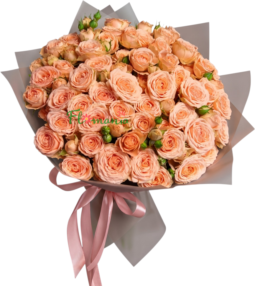 Букет «Нежная изысканность» из пионовидных роз
